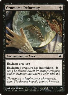Gruesome Deformity card from Innistrad