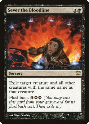 Sever the Bloodline card from Innistrad