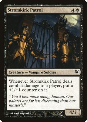 Stromkirk Patrol card from Innistrad