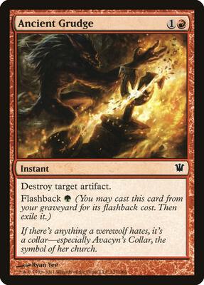 Ancient Grudge card from Innistrad