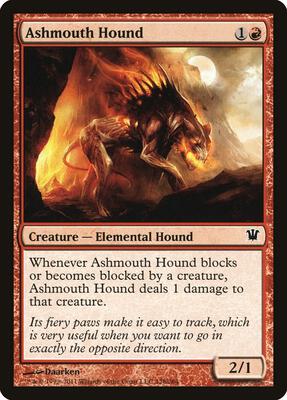 Ashmouth Hound card from Innistrad