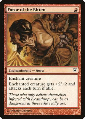 Furor of the Bitten card from Innistrad