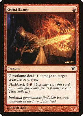 Geistflame card from Innistrad