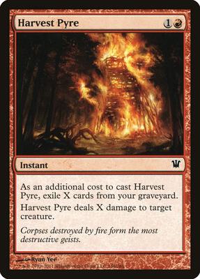 Harvest Pyre card from Innistrad