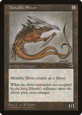 Metallic Sliver card from Tempest
