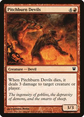 Pitchburn Devils card from Innistrad