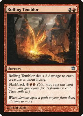 Rolling Temblor card from Innistrad