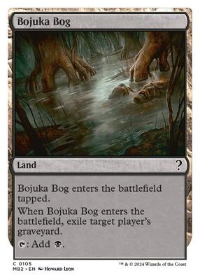 Bojuka Bog (White Border) card from Mystery Booster 2
