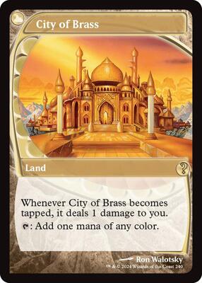 City of Brass (Future Sight) card from Mystery Booster 2