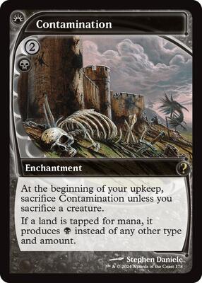 Contamination (Future Sight) card from Mystery Booster 2