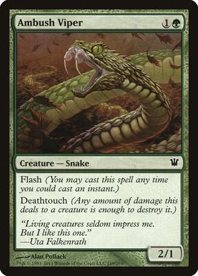 Ambush Viper card from Innistrad