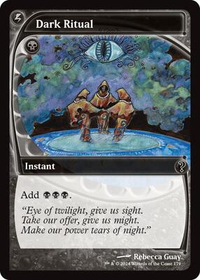 Dark Ritual (Future Sight) card from Mystery Booster 2