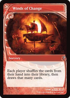 Winds of Change (Future Sight) card from Mystery Booster 2