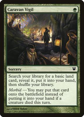 Caravan Vigil card from Innistrad