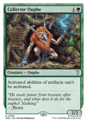Collector Ouphe (White Border) card from Mystery Booster 2