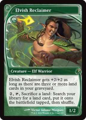 Elvish Reclaimer (Future Sight) card from Mystery Booster 2