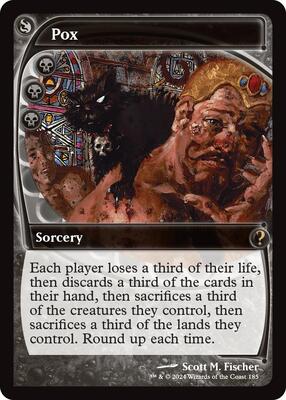 Pox (Future Sight) card from Mystery Booster 2