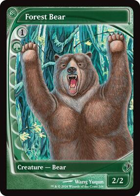 Forest Bear (Future Sight) card from Mystery Booster 2