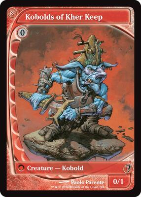 Kobolds of Kher Keep (Future Sight) card from Mystery Booster 2