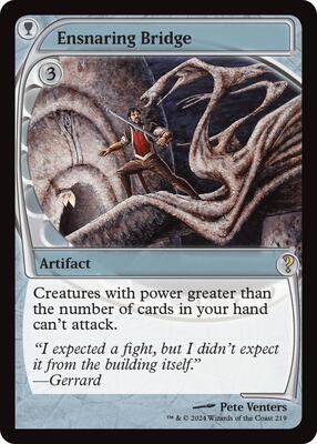 Ensnaring Bridge (Future Sight) card from Mystery Booster 2
