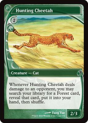 Hunting Cheetah (Future Sight) card from Mystery Booster 2