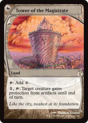 Tower of the Magistrate (Future Sight) card from Mystery Booster 2