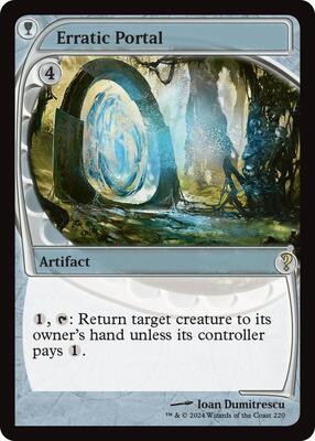 Erratic Portal (Future Sight) card from Mystery Booster 2