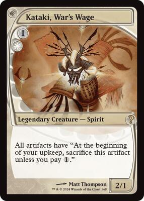 Kataki, War's Wage (Future Sight) card from Mystery Booster 2