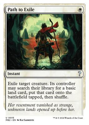 Path to Exile (White Border) card from Mystery Booster 2