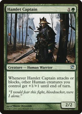 Hamlet Captain card from Innistrad