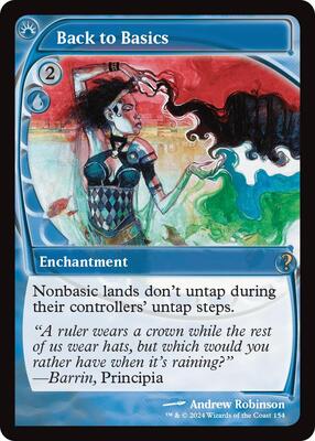 Back to Basics (Future Sight) card from Mystery Booster 2