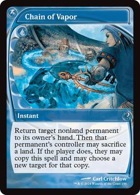 Chain of Vapor (Future Sight) card from Mystery Booster 2