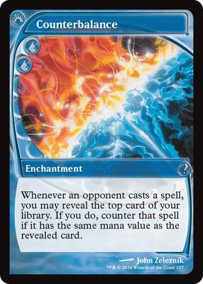 Counterbalance (Future Sight) card from Mystery Booster 2
