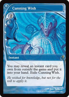 Cunning Wish (Future Sight) card from Mystery Booster 2