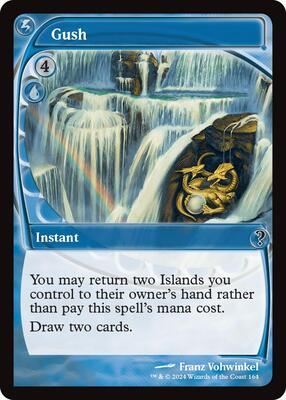 Gush (Future Sight) card from Mystery Booster 2
