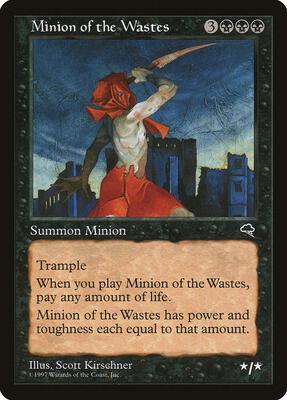 Minion of the Wastes card from Tempest