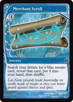 Merchant Scroll (Future Sight) card from Mystery Booster 2
