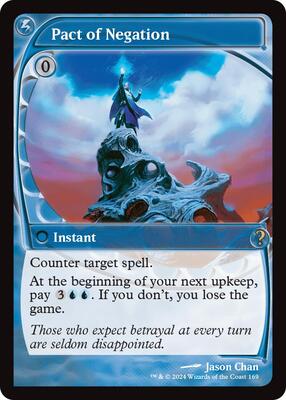Pact of Negation (Future Sight) card from Mystery Booster 2