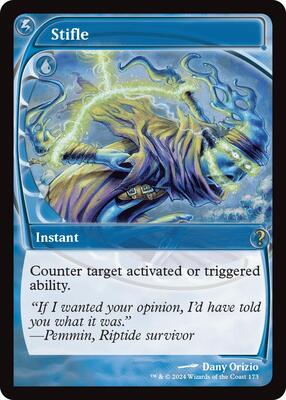 Stifle (Future Sight) card from Mystery Booster 2