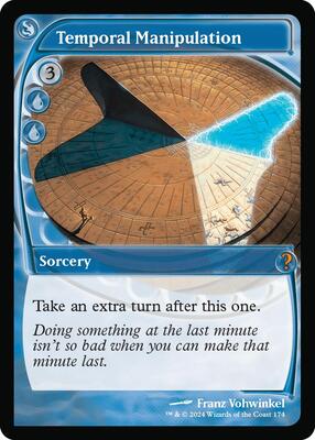 Temporal Manipulation (Future Sight) card from Mystery Booster 2