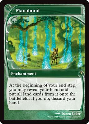 Manabond (Future Sight) card from Mystery Booster 2