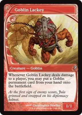 Goblin Lackey (Future Sight) card from Mystery Booster 2