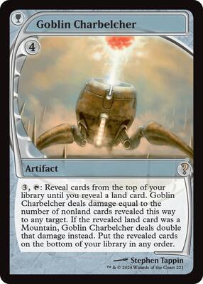 Goblin Charbelcher (Future Sight) card from Mystery Booster 2