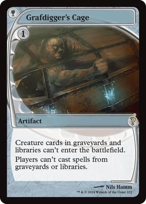 Grafdigger's Cage (Future Sight) card from Mystery Booster 2