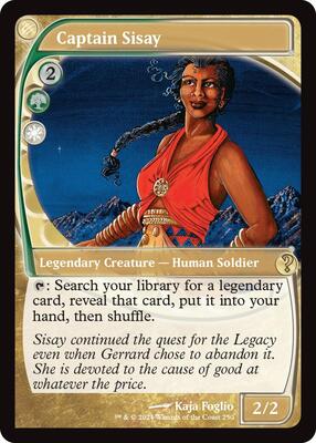 Captain Sisay (Future Sight) card from Mystery Booster 2