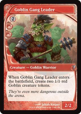 Goblin Gang Leader (Future Sight) card from Mystery Booster 2