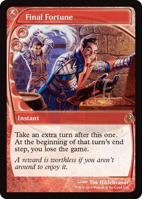 Final Fortune (Future Sight) card from Mystery Booster 2