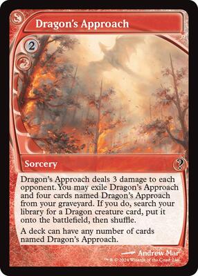 Dragon's Approach (Future Sight) card from Mystery Booster 2