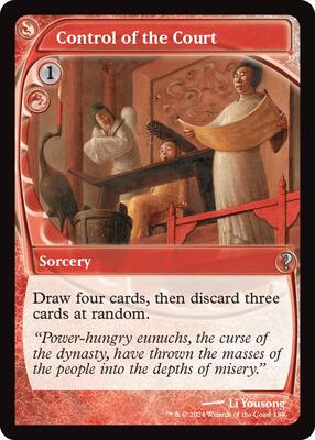 Control of the Court (Future Sight) card from Mystery Booster 2