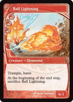 Ball Lightning (Future Sight) card from Mystery Booster 2